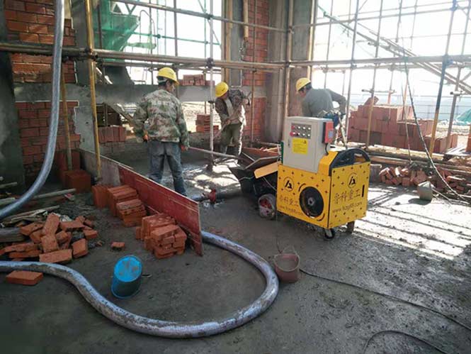 小型民用混凝土输送泵合作中核华兴安徽三棵树项目 小型民用混凝土输送泵合作中核华兴安徽三棵树项目