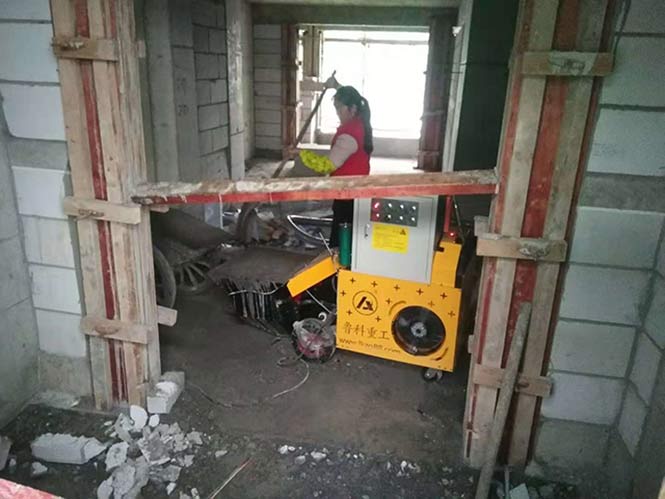 二次构造柱砼泵合作馥九建设滨河街坊中心项目 二次构造柱砼泵合作馥九建设滨河街坊中心项目