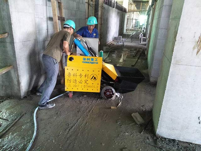 二次构造柱泵施工