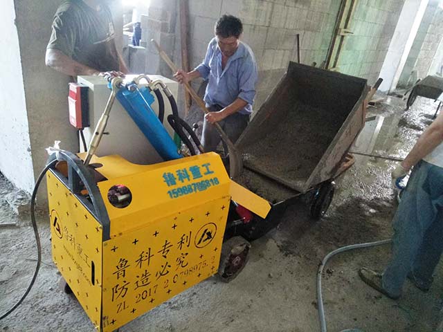 二次构造柱泵施工