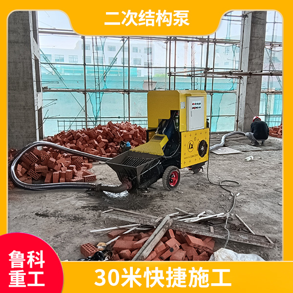 二次结构混凝土地泵机